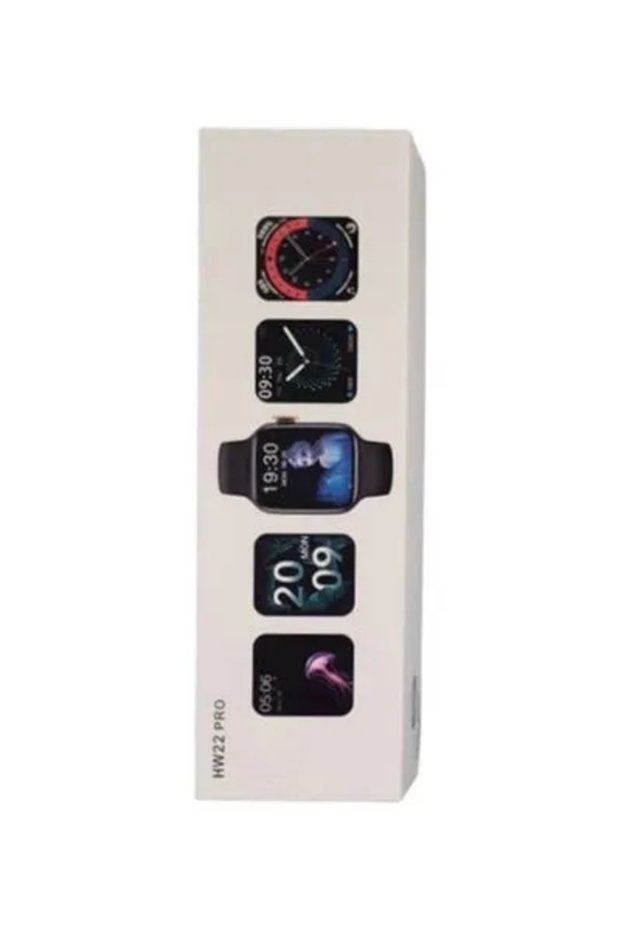 HW22 Pro Smartwatch with Split Screen and Rotating Side Button, 44mm, White