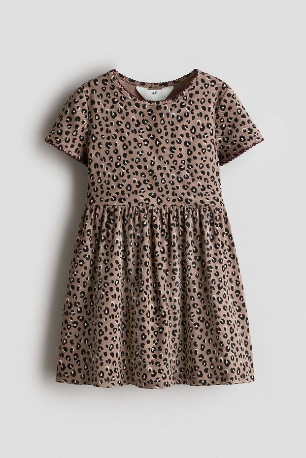 Printed cotton dress