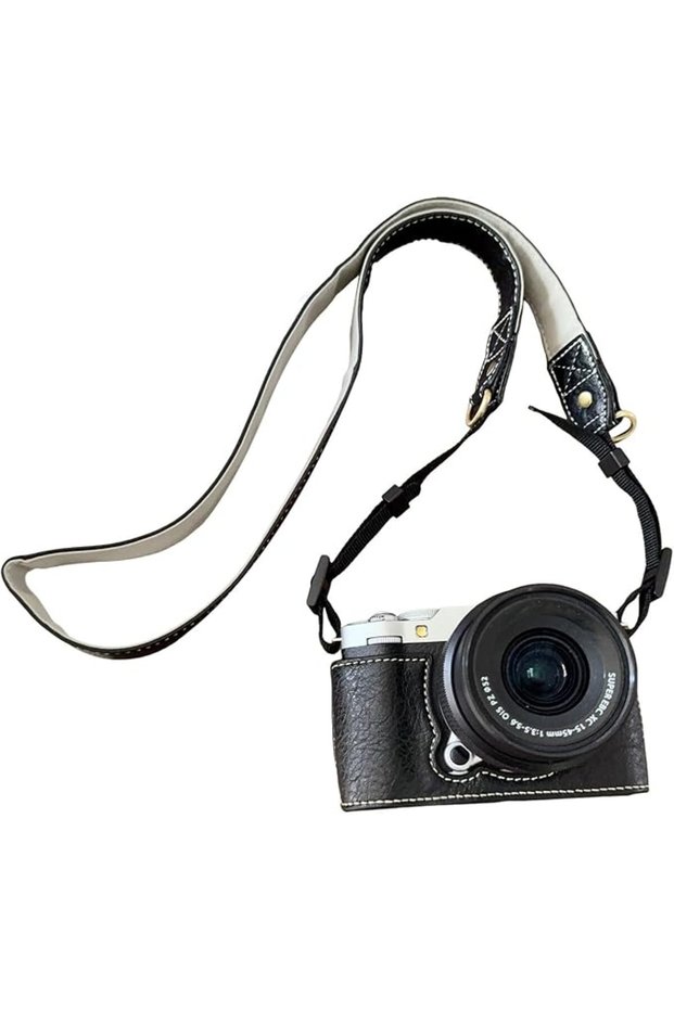 Protective Camera Case for XM5 Mirrorless Camera, Anti-Scratch PU Leather Half Cam Carry Cas