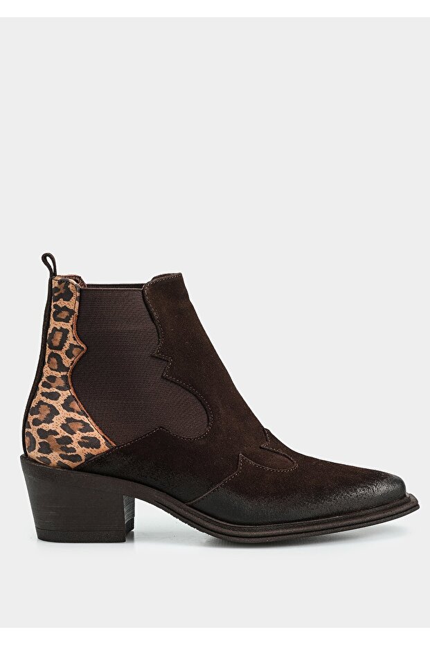Brown Leather Women's Boots