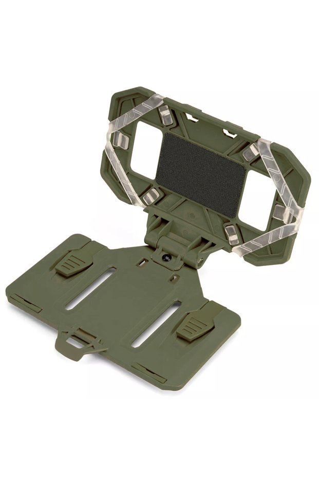 Green Tactical Folded Navigation Board Practical Chest Bag Map Case Mobile Phone Holder Pouch Molle