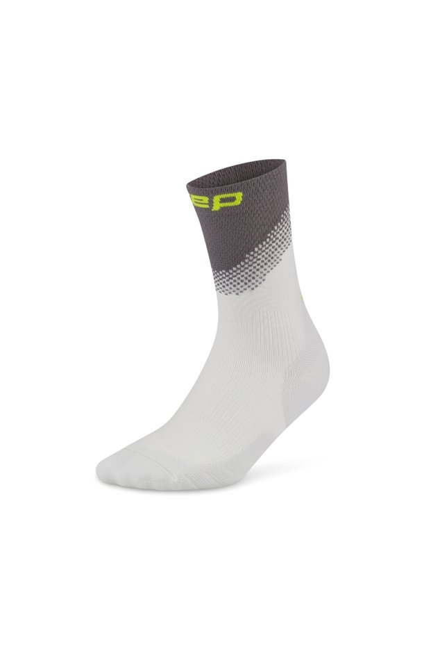 Run Edition Split Mid Cut W Compression Socks - Grey | Running
