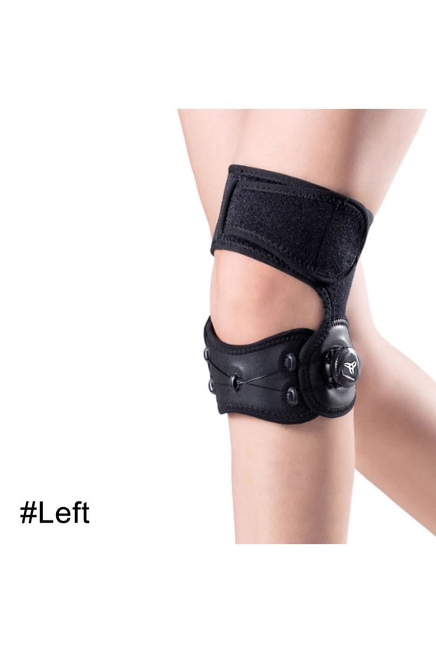 M Left 1pc حزام دعم وتر الرضفة بمقبض دوار، مثبت رباط الرضفة قابل للتعديل، دعامة الركبة
