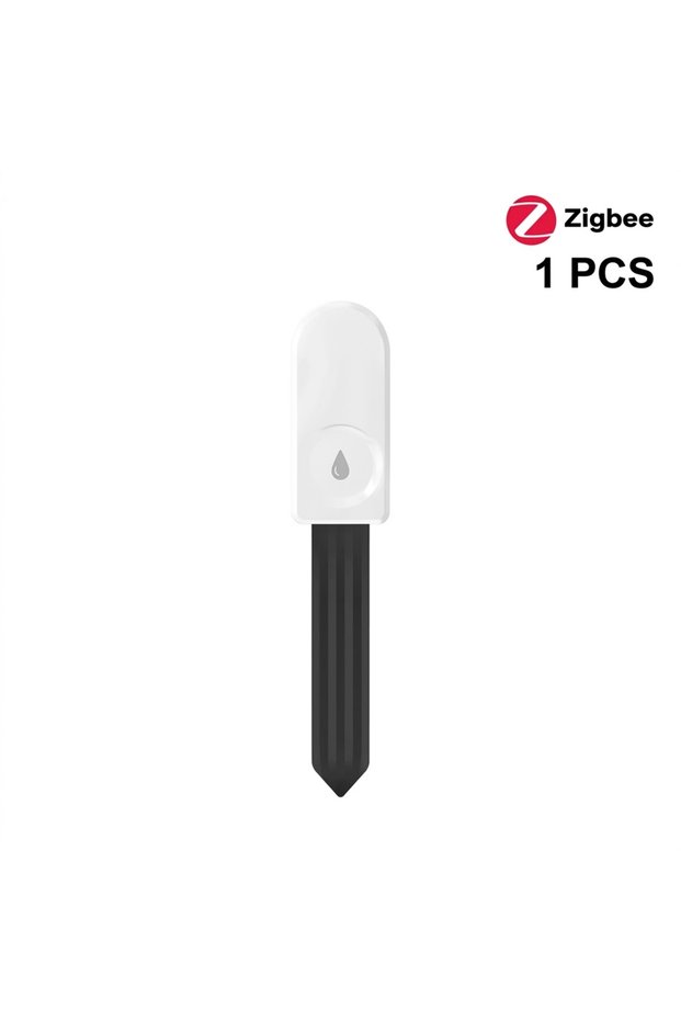 مستشعر رطوبة التربة الذكي Zigbee الأبيض الجديد للكشف عن درجة الحرارة والرطوبة والسطوع