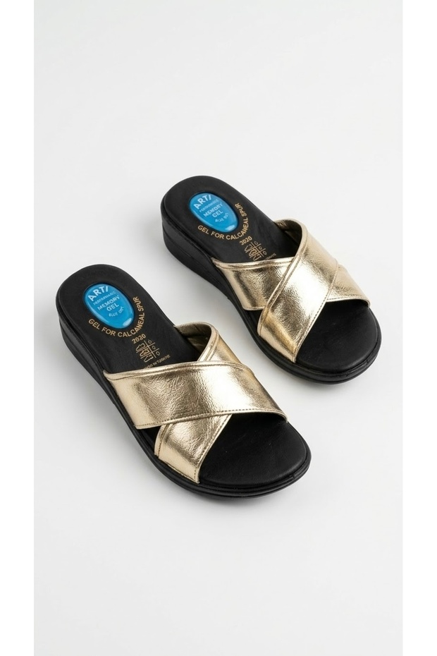 Artı&Jel-5015 Orthopedic Gel Heel Spur Function & Orthopedic Women's Slippers