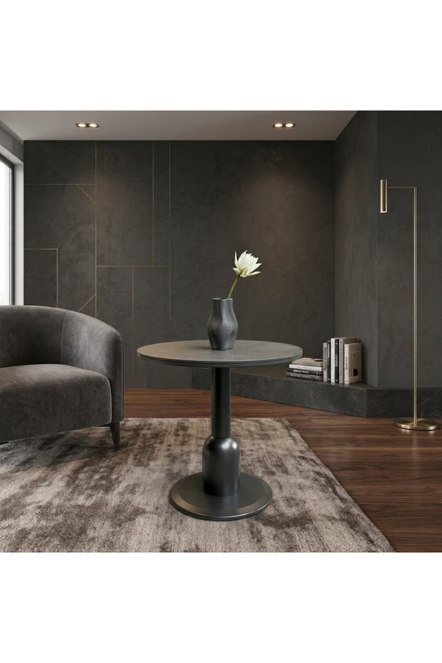Modern Round Side Table for Living Room and Salon
