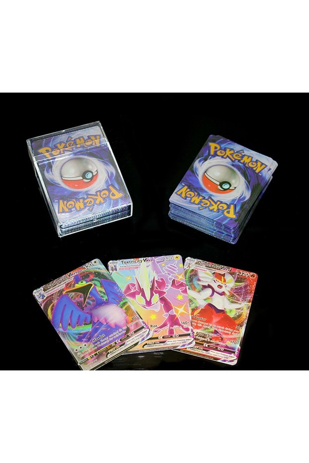 Pokemon game with transparent box