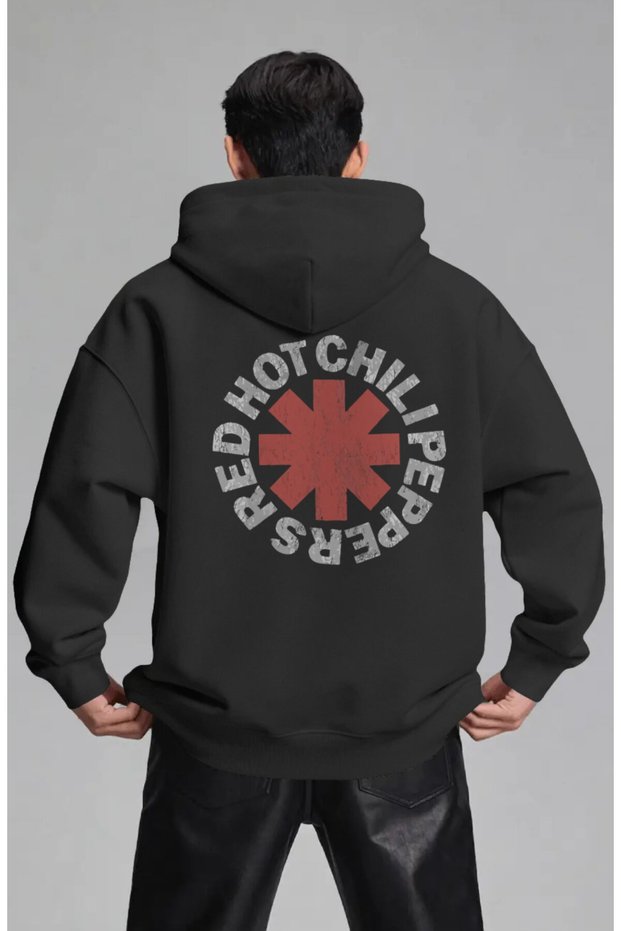 Red Hot Chili Peppers Rock Metal Music Band Pre-Printed Unisex Oversize Premium Hoodie