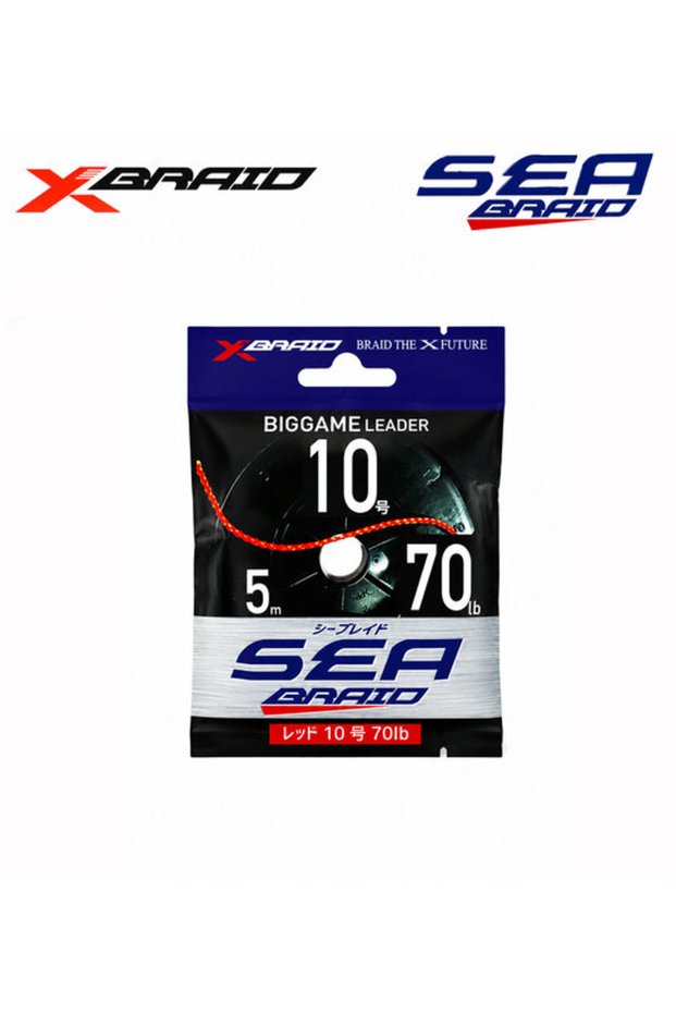 X070 Sea Braid Red Assist Line 5m 32kg 70lb