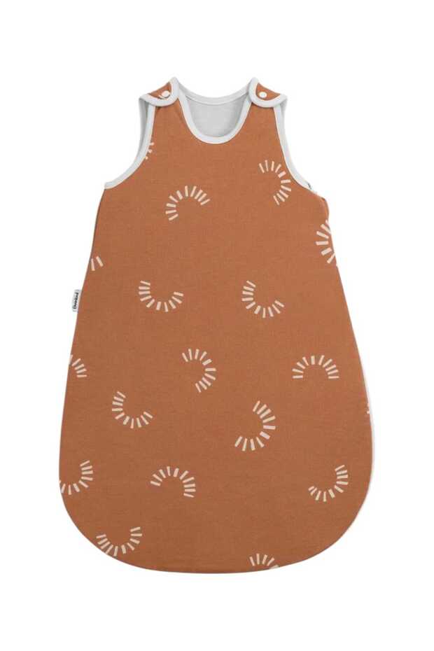 Fiber-Free 1.0 Tog Sleeping Bag for Girls, Boys, Babies, Children, 100% Cotton Double Layer Combed Cotton Children's Sleeping Bag/Taba Rainbow