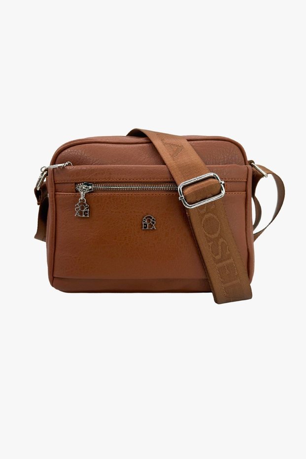 67-7163 Women's Tan Crossbody Bag
