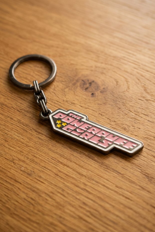 Licensed the Powerpuff Girls Metal Keychain
