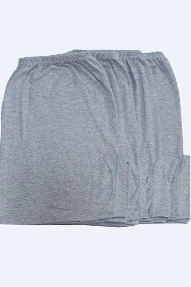 Gray Ribana Folded Long Pants 225-3 (6 Pieces)