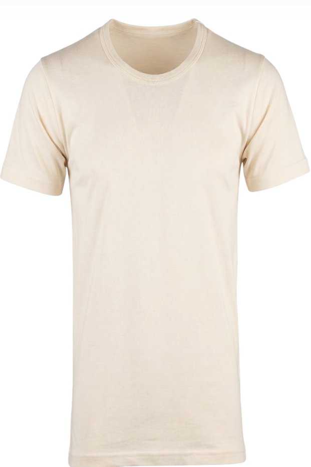 Ecru Thermal Men's Short Sleeve Undershirt 2015-7 (6 Pieces)