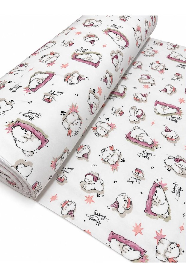 1. Class Organic 100% Cotton Baby Patterned Akfil Duvet Cover Fabric 240 cm Width – Sheet, Duvet Cover and Pillowcase Fabric