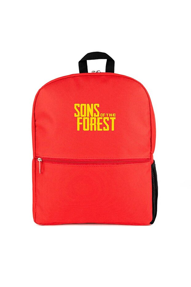 Sons of the Forest Backpack Red Color