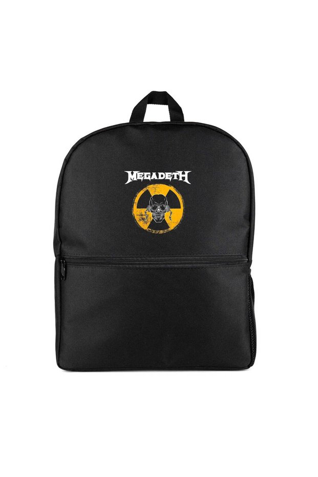Megadeth Warning! Alarm Backpack Black Color