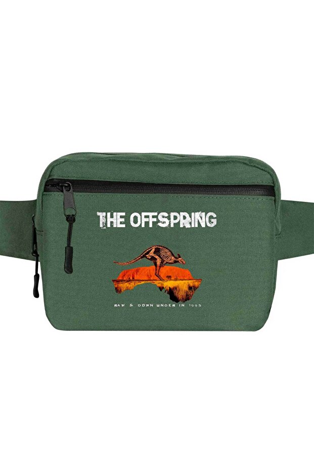 The Offspring Raw & down Waist Bag Green Color