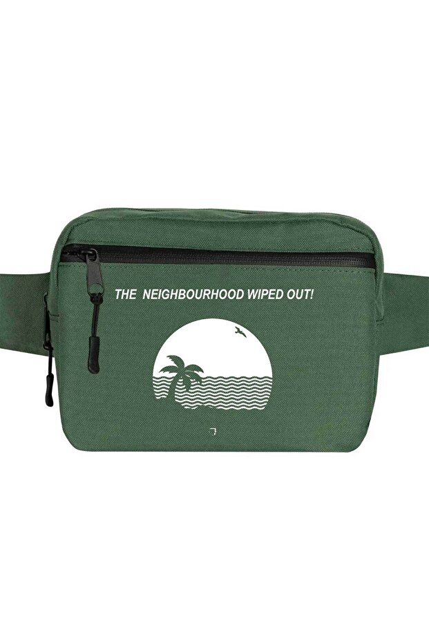 The Neighbourhood Wiped Out Backpack Green Color