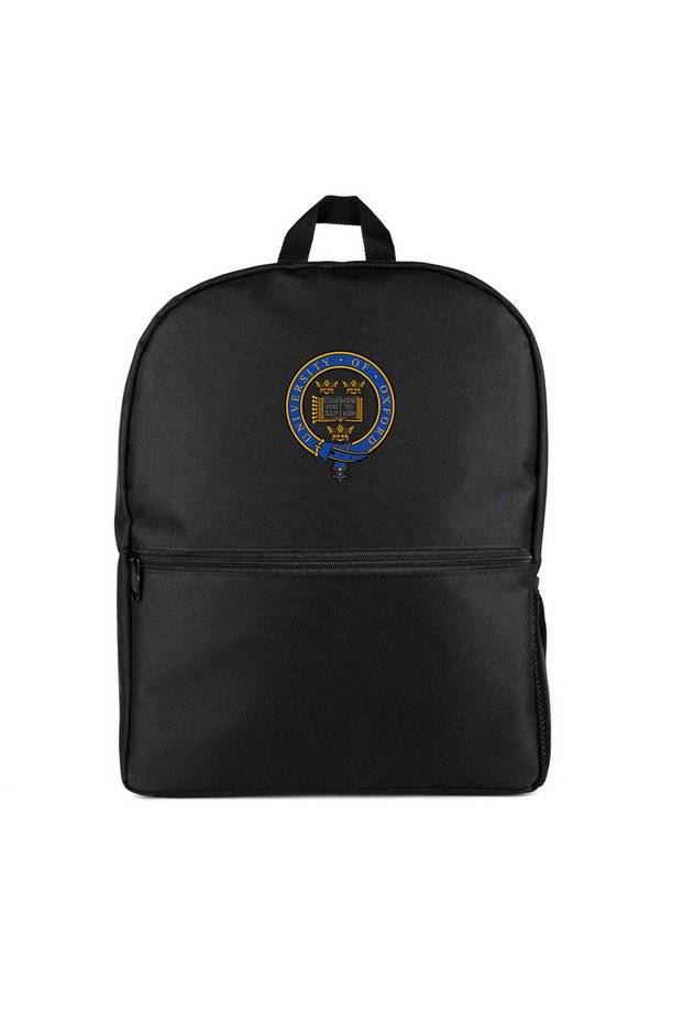 University of Oxford Logo Backpack Black Color