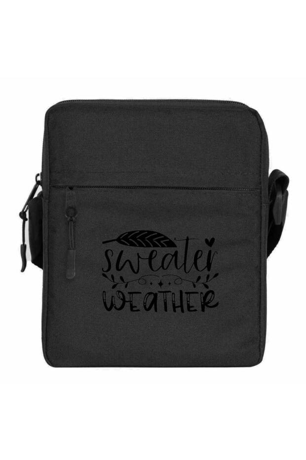 The Neighborhood Sweather Weather Shoulder Bag Black Color