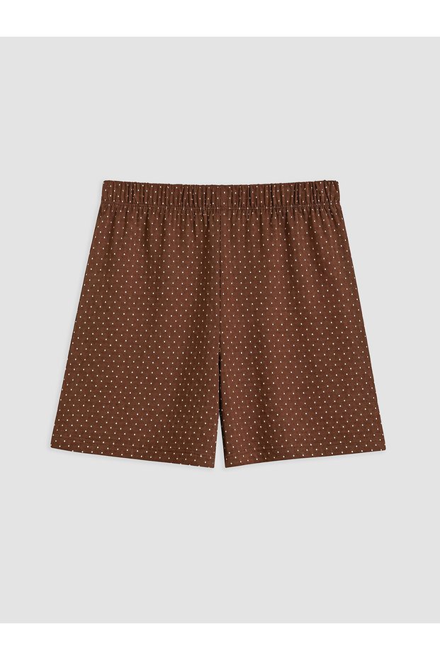 Alita City Lcw Young Brown Combed Cotton Polka Dot Women's Pajama Bottoms with a Difference
