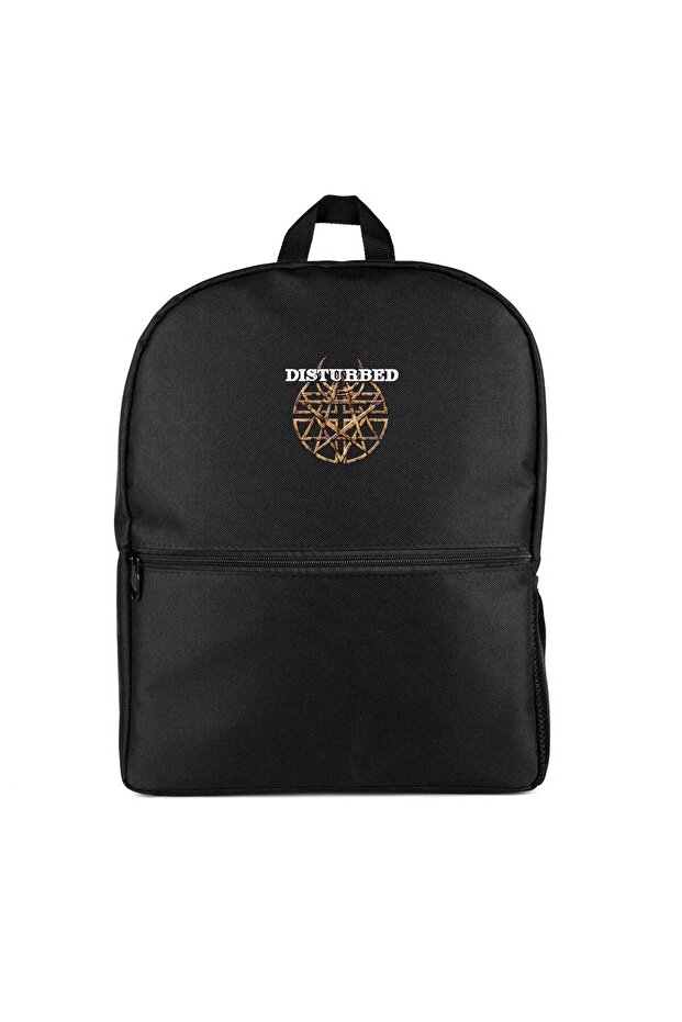 Disturbed Logo 2 Backpack Black Color