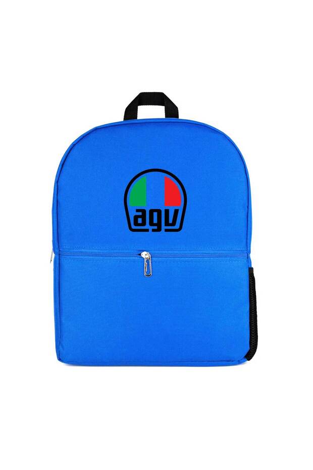 حقيبة ظهر بشعار Agv باللون الأزرق