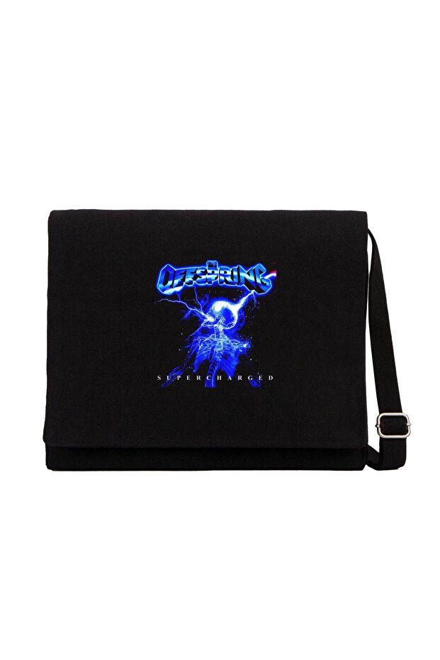 The Offspring Supercharged Black Canvas Messenger Bag