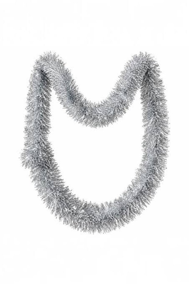 Birthday Christmas Tree Silver Glitter Ornament 1 Piece
