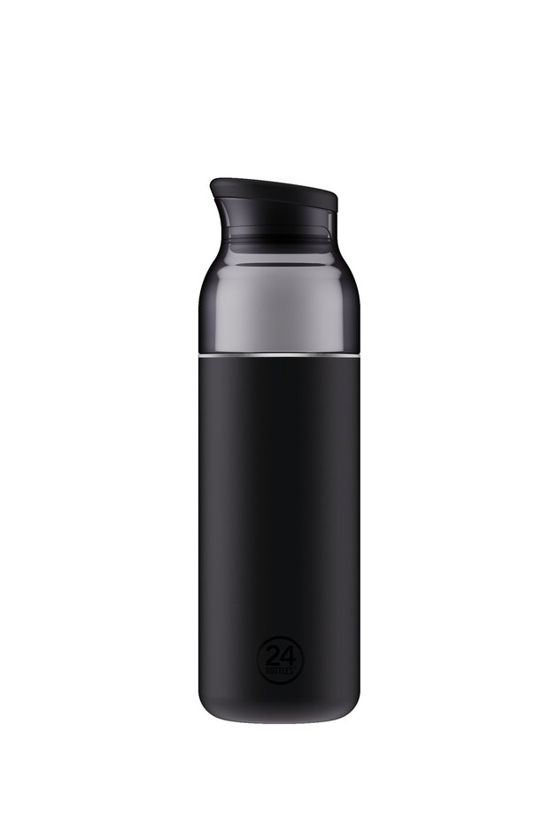 Casa Carafe Tuxedo Black Stainless Steel Thermos Carafe 1000 ml