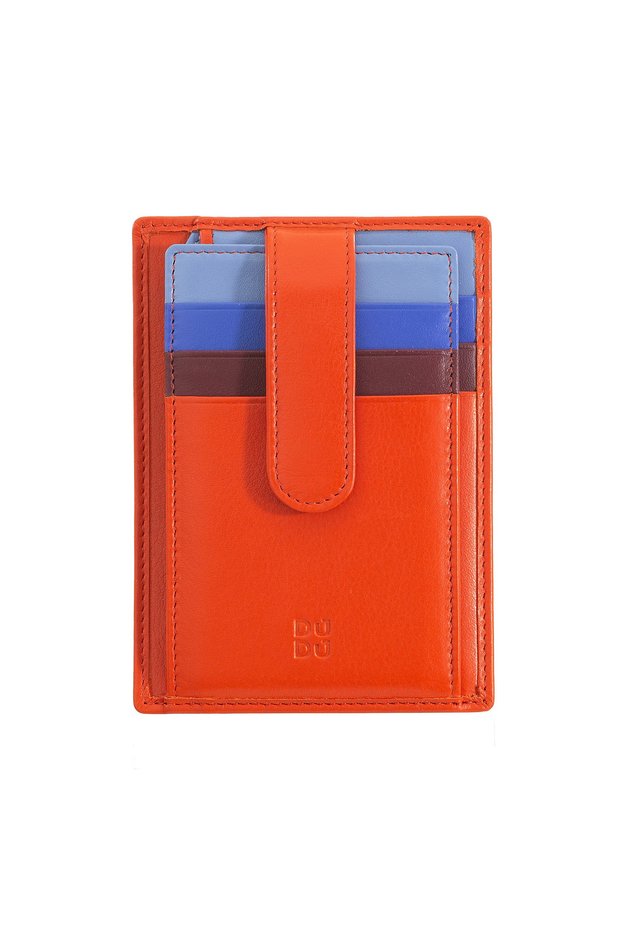 Etui elegant din piele pentru carduri și documente