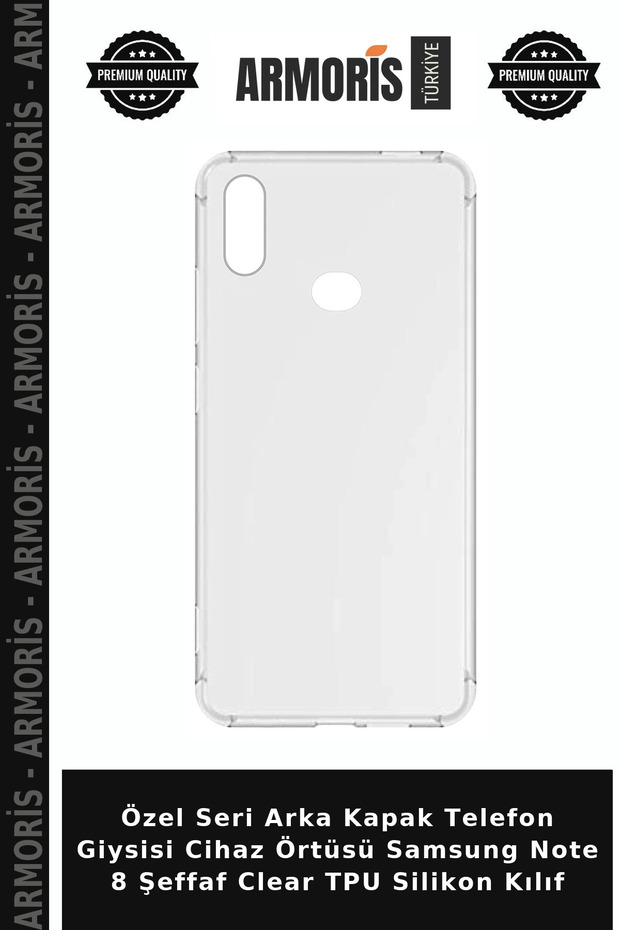 Special Series Back Cover Phone Garment Device Cover for Samsung Note 8 Transparent Clear Tpu Silicone Case