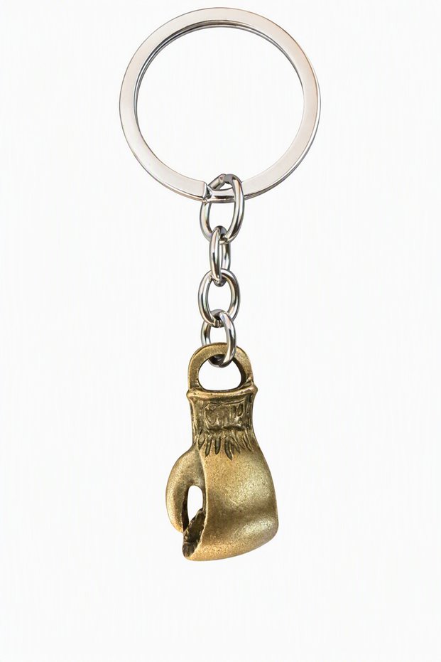 Bronze Boxing Glove Keychain