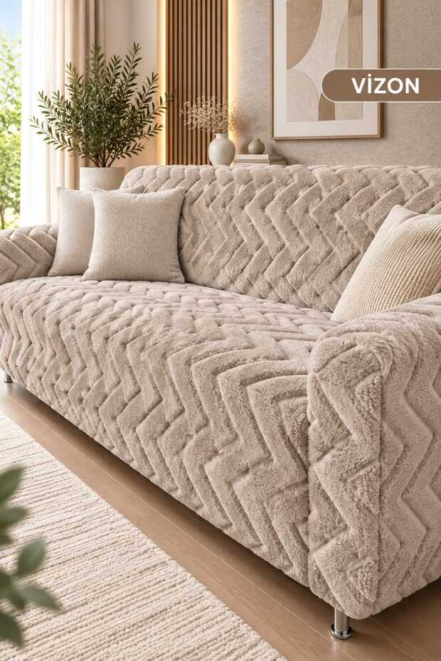 Welsoft Fabric 3 Seater Sofa Cover a Quality Single Piece Sofa Cover Washable Non-Slip Sofa Bed Cover Seat Cover Sofa Cover