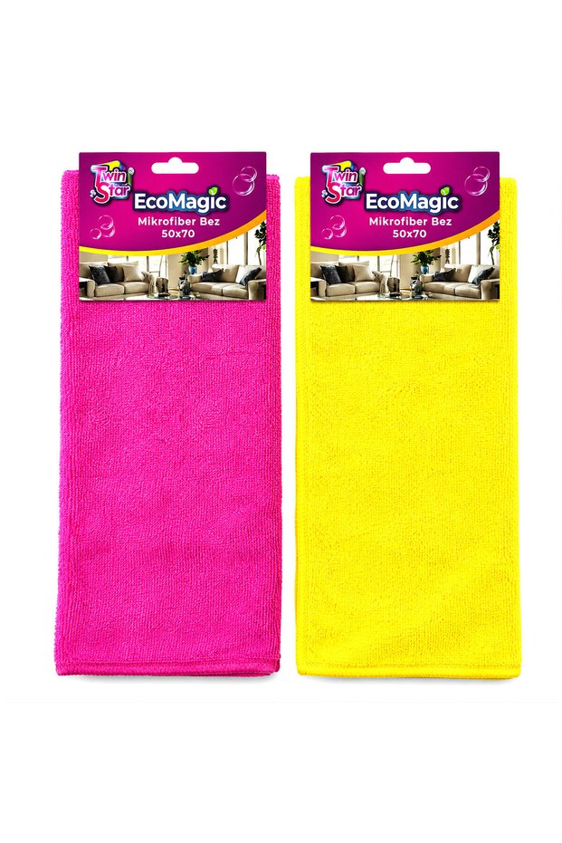 20 Pieces Ecomagic 50X70 Microfiber Cleaning Cloth Eco () Glbl-Stl57839