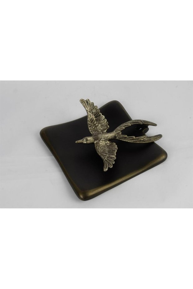 Bronze Swallow Napkin Holder 20X22Cm