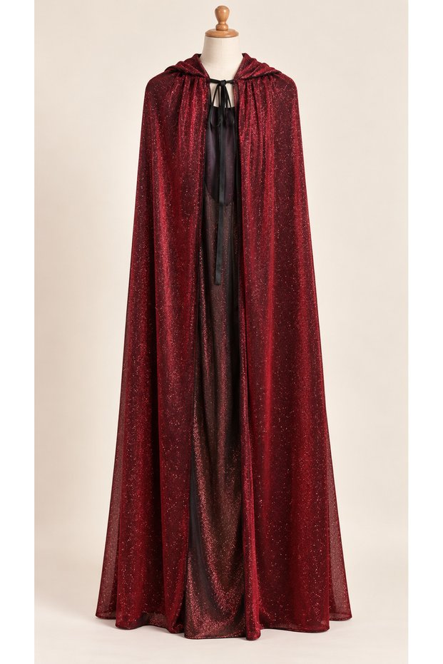 Silvery Red Cape