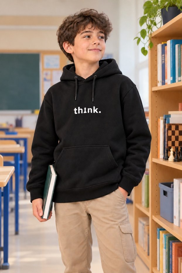 Think Kids' Fleece Hooded Sweatshirt