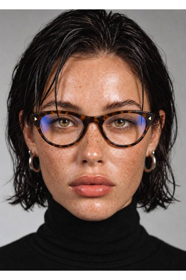 Bh 127 C01 Cat Eye Model Blue Light Protection Optical Compatible Glass Replaceable Computer Glasses