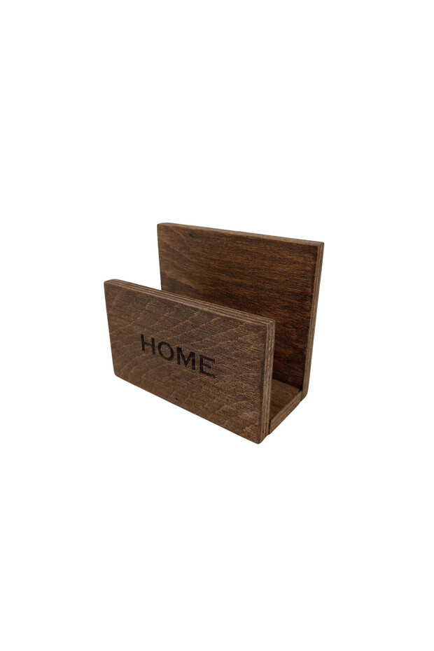 🍽️ Ceviz Home Written Napkin Holder | 13 cm X 13 cm