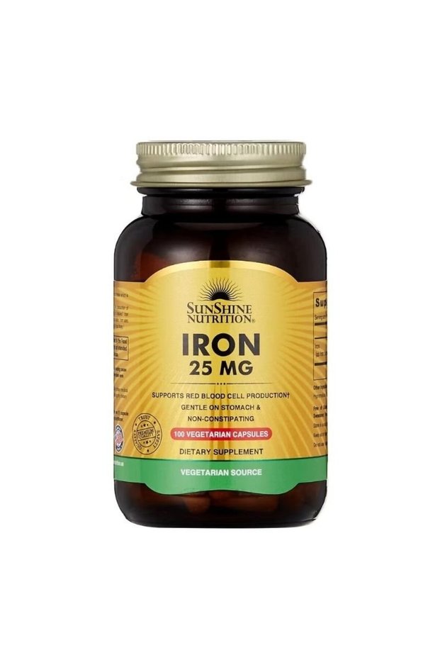 Iron 25 Mg, 100 Capsules