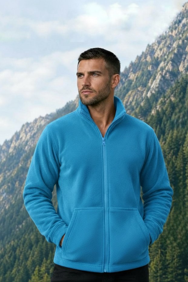 Men's Winter Outdor Fleece with Zipper Pockets