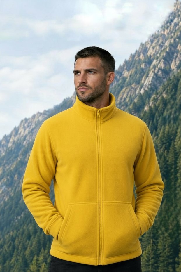Men's Winter Outdor Fleece with Zipper Pockets