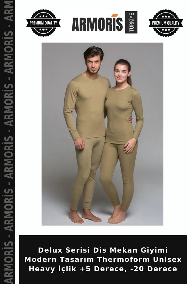 Delux Series Indoor Wear Modern Design Thermoform Unisex Heavy Underwear +5 Degrees, -20 Degrees