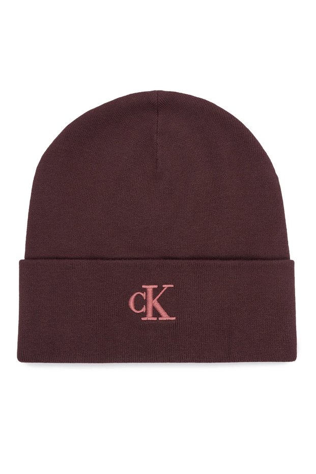Women's Red Beret with Brand Logo, Suitable for Daily Use