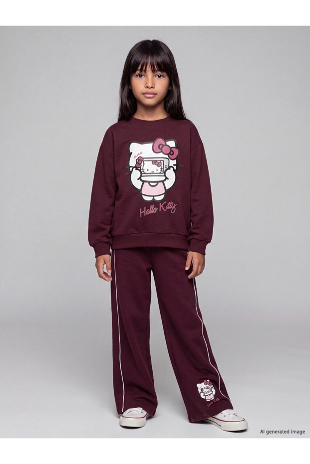 I Hello Kitty Printed Girls' Sweatpants from Freezen Store
