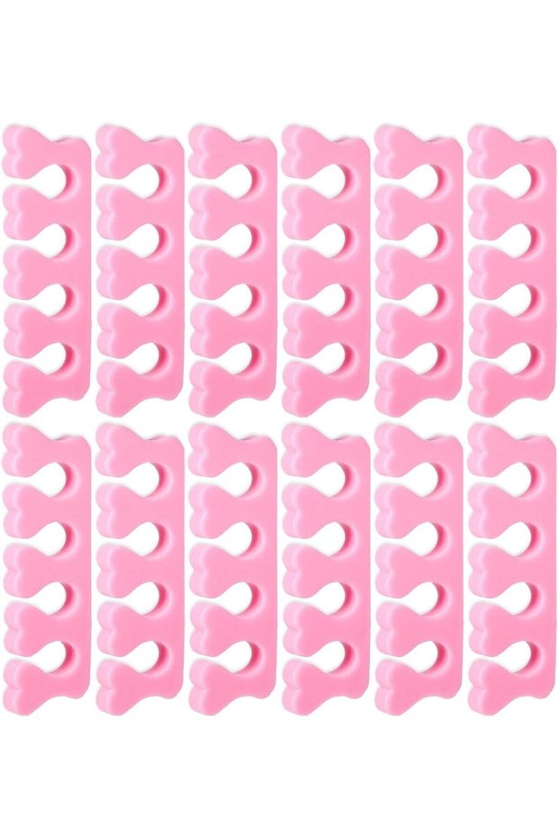 12-Pack Soft Sponge Toe Separators,Professional Pedicure and Manicure Nail Art Tools,Reusable Finger Dividers
