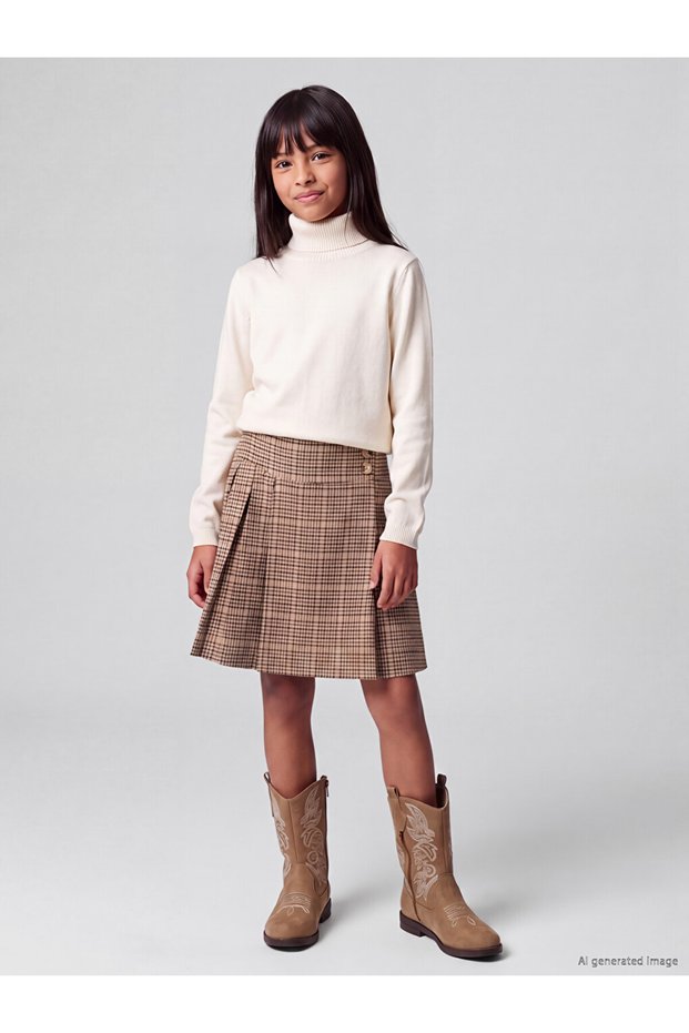 Sparkling Choices Girls' Pleated Shorts Skirt by Shining Store