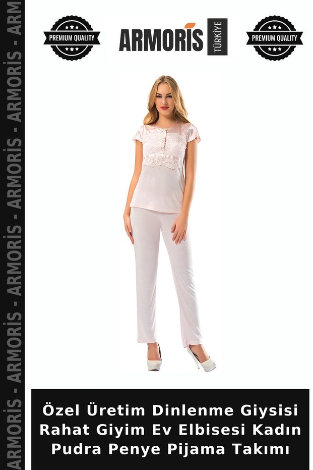 Special Production Loungewear Comfortable Clothing Home Dress Women's Powder Combed Cotton Pajama Set